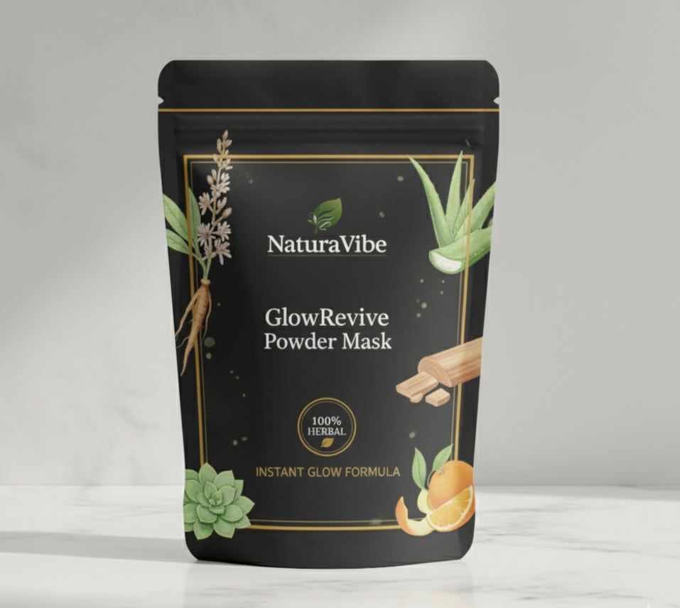 NaturaVibe GlowRevive Powder Mask