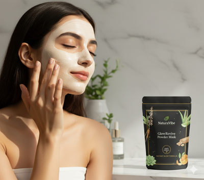NaturaVibe GlowRevive Powder Mask