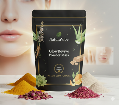 NaturaVibe GlowRevive Powder Mask